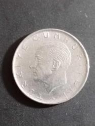 1 Lira 1968 Madeni Para. Eski Koleksiyon Madenî Para. Eski Para. Hatıra Para.