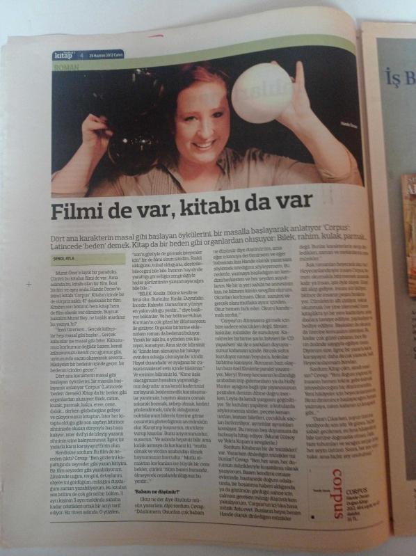 Radikal Kitap Gazetesi 29 Haziran 2012 Sayı 589 Elif Şafak  