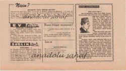 Kızılay Takvim Yaprağı - 22 Temmuz 1968