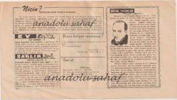 Kızılay Takvim Yaprağı - 28 Ekim 1968