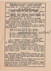 1 Mayıs 1970 / Büyük Saatli Maarif Takvimi