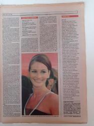 Cumhuriyet Dergi Gazetesi - 8 Nisan 2001 - Sayı 785 - Yıldız Tilbe Fotoğrafı - Pırlanta Pavyon - Julia Roberts Fotoğrafı - Malı Paylaşmak - Yeni Medeni Kanun Tasarısı- Kaybolan Diller