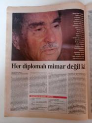 Cumhuriyet Dergi Gazetesi - 22 Ekim 2000- Sayı 761 - Ayşe Emel Mesci Fotoğrafı - Mimarların Hocası - Maruf Önal - Kronolojik Aşklar - Düşün Sahnesi - Otonomi İsteyen Ada - Korsika'nım Gözdesi Maure