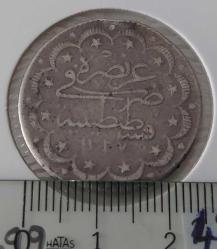 1327/5 GÜMÜŞ 10 KURUŞ OSMANLI V.MEHMET REŞAT DÖNEMİ ORİJİNAL PP2VV1 ÇOK TEMİZ PEK ÇIKMAZ