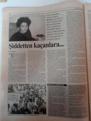 Cumhuriyet Dergi Gazetesi - 10 Mayıs 1998- Sayı 633 - Fadime Göktepe Fotoğrafı - Anneler Günün Kutlu Olsun - Metin Göktepe - Mor Çatı Sığınma Evi - İslahevinde Kutlanan Çocuk Bayramı - Kleopatra'nın Tarsusu