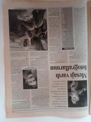 Cumhuriyet Dergi Gazetesi - 10 Mayıs 1998- Sayı 633 - Fadime Göktepe Fotoğrafı - Anneler Günün Kutlu Olsun - Metin Göktepe - Mor Çatı Sığınma Evi - İslahevinde Kutlanan Çocuk Bayramı - Kleopatra'nın Tarsusu