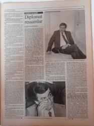 Cumhuriyet Dergi Gazetesi - 14 Ocak 1996 - Sayı 512 - Ahmet Uğurlu Fotoğrafı - Alay Ederek Yaşamak - Necef Uğurlu - Politika - Sanat - Diplomat Ressamlar - Altan Öymen - Deniz Baykal - Murat Karayalçın