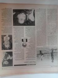 Cumhuriyet Dergi Gazetesi - 29 Ekim 1995 - Sayı 501 - Sandra Bullock Fotoğrafı - Vaktiyle Tanrıydılar- Tansu Çiller - Hüsamettin Cindoruk - Şeytani Başına Buyruk Egoist Kafasına Göre Takılan Tuhaf Yaratık Kedi - Uzaklara Bakan Kadın Tiraje Dikmen