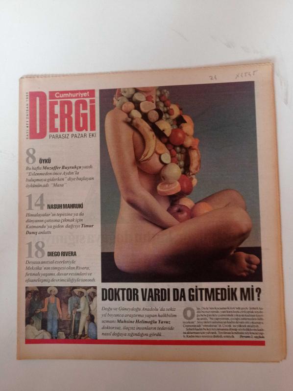 Cumhuriyet Dergi Gazetesi 2 Nisan 1995 Sayı 471 Doktor Vardı  