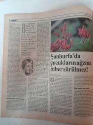 Cumhuriyet Dergi Gazetesi - 19 Mart 1995 - Sayı 469 - Unutulmaya Direnen Kadın Suat Derviş Fotoğrafı - O Biraz Fosforlu Cevriye- Şanlıurfa İsot Ya Da Kırmızı Biber - Melih Cevdet Anday ile Şiir Ve Aşk Üzerine - Entelektüelin Suçu Ve Cezası
