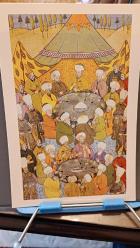 Kartpostal- Levni Surname i Vehbi -Scholars and  Other admınıstrators , Ebat :15x23 cm