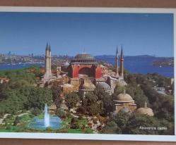 Kartpostal Türkiye istanbul ayasofya camii 17*12cm