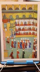 Kartpostal- Levni Surname i Vehbi - The Guests  , Ebat :15x23 cm