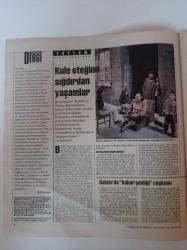 Cumhuriyet Dergi Gazetesi - 5 Haziran 1994 -Sayı 428 - Galata Eskimiş Hayatlar Kulesi - Kule Eteğine Sığdırılan Yaşamlar - Bir Dostluk Köprüsü - Şöhretin Doruğunda Bir Şaşkın Ördek - Yılın Kadını