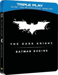 The Dark Knight & Batman Begins Blu-ray Limited Jumbo Box Edition Steelbook
