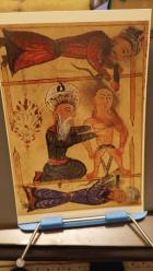 Kartpostal- Levni  -  Sabuncuoğlu Şerafeddin : Kitabı cerrahiye ( Surgery )minyatür , Ebat :15x23 cm