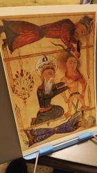 Kartpostal- Levni  -  Sabuncuoğlu Şerafeddin : Kitabı cerrahiye ( Surgery )minyatür , Ebat :15x23 cm