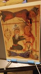 Kartpostal- Levni  -  Sabuncuoğlu Şerafeddin : Kitabı cerrahiye ( Surgery )minyatür , Ebat :15x23 cm