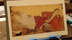 Kartpostal- Levni  -  Mestane ( Durhk) minyatür , Ebat :15x23 cm