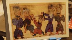 Kartpostal- Levni  -  Sabuncuoğlu Şerafeddin : Kitabı cerrahiye ( Ortapedia )minyatür , Ebat :15x23 cm