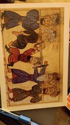 Kartpostal- Levni  -  Sabuncuoğlu Şerafeddin : Kitabı cerrahiye ( Ortapedia )minyatür , Ebat :15x23 cm