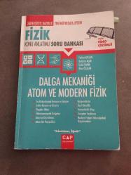 Çap Yayınları Üniversiteye Hazırlık Fizik - Dalga Mekaniği / Atom ve Modern Fizik Konu Anlatımlı Soru Bankası Komisyon