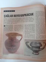 Cumhuriyet Dergi Gazetesi - 18 Ekim 1992 - Sayı 343 - Biraz Harekete Ne Dersiniz - Tunca Yönder Filmleri Yakın Geçmişin Freskosu- Çağlar Boyu Kapkacak- Ağır İşçiler - Batman Dönüyor - Kakmacılık Sanatında Otomasyon Devri