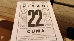 22 Nisan 2005 Takvim Yaprağı Doğum Günü Hediyesi