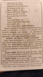 22 Nisan 2005 Takvim Yaprağı Doğum Günü Hediyesi