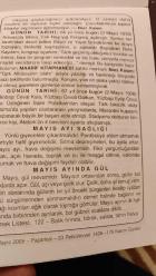 2  Mayıs 2005 Takvim Yaprağı - Doğum Günü Hediyesi