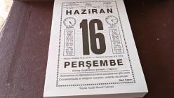 16 Haziran 2005 Takvim Yaprağı - Doğum Günü Hediyesi