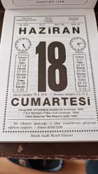 Efemera - 18 Haziran 2005 Takvim Yaprağı - Doğum Günü Hediyesi - kitantik - kitaLog