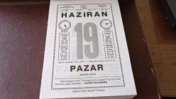 19  Haziran 2005 Takvim Yaprağı - Doğum Günü Hediyesi