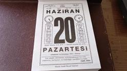 20  Haziran 2005 Takvim Yaprağı - Doğum Günü Hediyesi