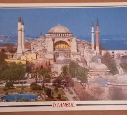 Kartpostal Türkiye istanbul ayasofya camii 17*12cm
