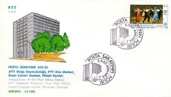 POSTA SARAYININ AÇILIŞI-FDC-1982