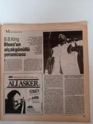 Cumhuriyet Dergi Gazetesi - 24 Haziran 1990 - Sayı 224 - İstanbul'un Köyleri Uzak Değil - Haftanın Konuğu Ruhi Ayangil - Sait Faik Abasıyanık - Yaşar Nabi Nayır - B. B. King - Arkeoloji Müzesi - Yalçın Tura - Refik Fersan