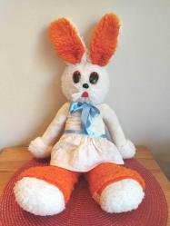 SERMiN OYUNCAKLARI VİNTAGE PELUŞ TAVŞAN OYUNCAK FİGÜR 55 CM