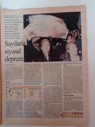 Cumhuriyet Dergi Gazetesi - 24 Kasım 2002 - Sayı 870 - Sevda Ferdağ Fotoğrafı - Cihangir Orta Yeri Kahve - Recep Tayyip Erdoğan - Bir Başka Dünya - Peride Celal - Deli Aşk - Lula