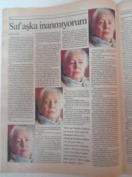 Cumhuriyet Dergi Gazetesi - 24 Kasım 2002 - Sayı 870 - Sevda Ferdağ Fotoğrafı - Cihangir Orta Yeri Kahve - Recep Tayyip Erdoğan - Bir Başka Dünya - Peride Celal - Deli Aşk - Lula