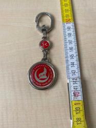 KOLEKSİYONLUK ÇİFT TARAFLI ALPARSLAN TÜRKEŞ MHP ANAHTARLIK BOZKURT NO 53