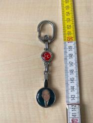 KOLEKSİYONLUK ÇİFT TARAFLI ALPARSLAN TÜRKEŞ MHP ANAHTARLIK BOZKURT NO 71