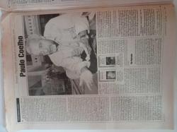 Cumhuriyet Kitap Gazetesi- Simyacı Düşlerdeki Yolculuk Mutluluğun Sırrı ve - Paulo Coelho Fotoğrafı - Buket Uzuner - Kumral Ada Mavi Tuna - Amelia Edgü - Eşref Üren