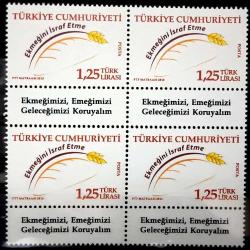 DBL.1019 2015 EKMEK İSRAFININ ÖNLENMESİ MNH BANDALETLİ