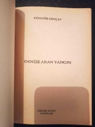 Denize Akan Yangın - Güngör Gençay - Türkçe Kitap - Gerçek Sanat Yayınları -