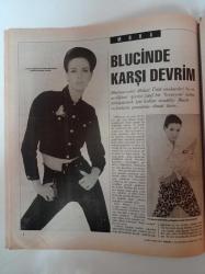 Cumhuriyet Dergi Gazetesi İstanbul - 7 Haziran 1992 - Sayı 325 - Teknolojide Cinsel Ayrım- Psikolog Feride Yıldırım - Kabe Tasvirleri Arasında Gezinti - Blucinde Karşı Devrim - 27 Mayısçılar'ın Kokteyli - Erdal İnönü