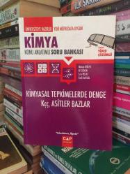ÇAP YAYINLARI KİMYA KONU ANLATIMLI SORU BANKASI KİMYASAL TEPKİMELERDE DENGE KÇÇ ASİTLER BAZLAR Komisyon