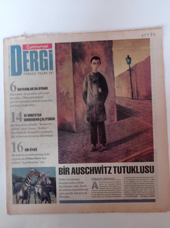 Cumhuriyet Dergi Gazetesi 19 Şubat 1995 Sayı 465 Bir  