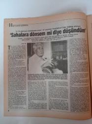 Cumhuriyet Dergi Gazetesi - 9 Eylül 1990 - Sayı 235 - Eyüp Stadı- Fenerbahçe- Nelson Mandela-  Anket Hasan Mutlucan- Adalar Çanlar Çalıyor-  Söyleyin Babama Futbolcu Olacağım - Adalar Cafer Çağatay - Assos'ta Günlük Yaşam - - Moda 'nın Koçosu