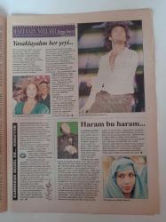 Cumhuriyet Dergi Gazetesi - 25 Kasım 2001 - Sayı 818 - Sevgi Soysal Fotoğrafı-  Tarkan - Ebru Şallı - Serpil Özkasap- 40 Yıllık Yaşamına Sekiz Kitap Üç Çocuk Üç Evlilik İki Hapishane Bir Sürgün Dönemi - Cinema Paradiso - Toto Cascio - Gay Sitelerinde Chat